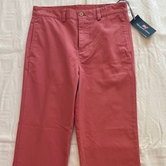 ☀️SALE☀️NEW-VINEYARD VINES Boys' Size 18 Breaker Pants Khaki Chinos - Picture 1 of 13